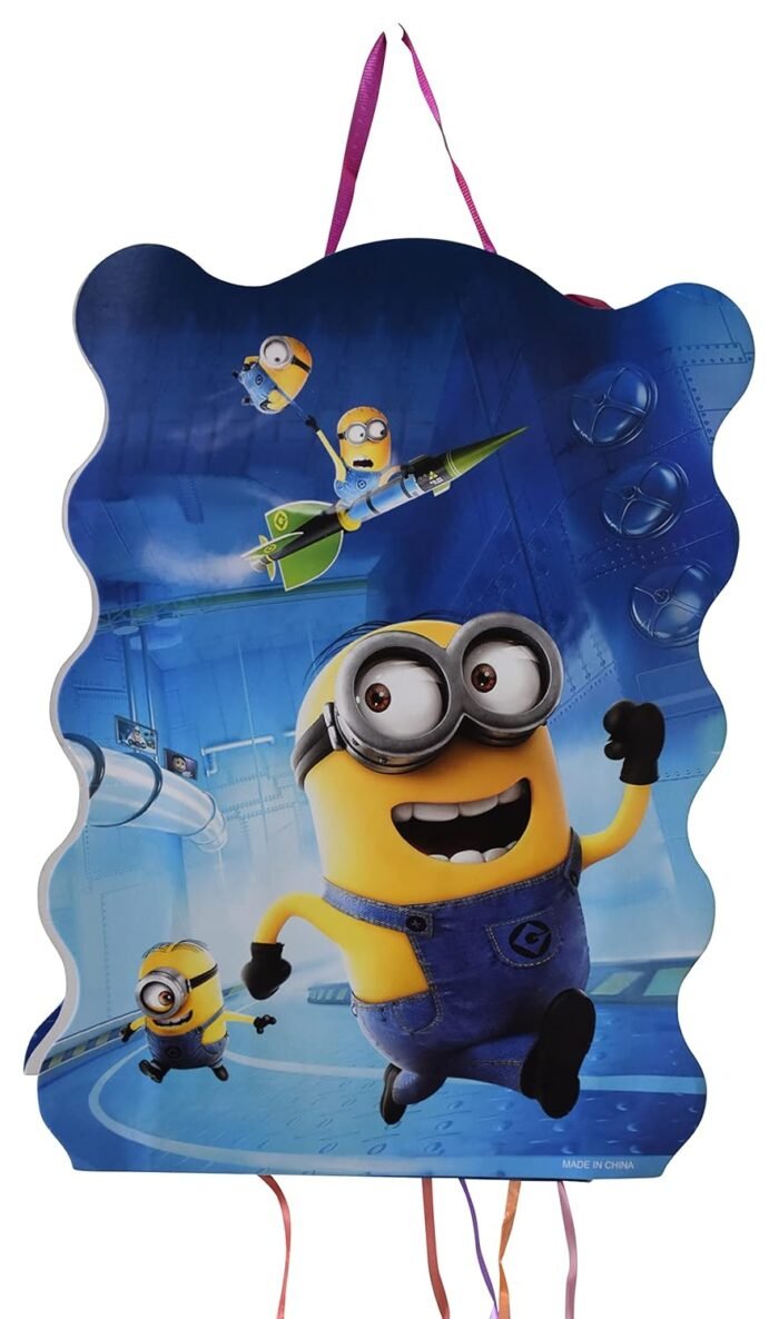 Birthday Pi®ata Pull String Pinata/Birthday Khoi Bag/Boys Theme Decoration/Cartoon Pinata/Pull String Loot Bag - Image 2