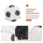 3D Soccer Ball Pinata, Football Khoibag for Sports Themed Birthday Decorations, Football Party Decorations and Favors for Boys-Great 3D Hanging Decoration, Football Pinata, Soccer Khoi Bag - Image 2