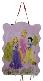 Three Princess Theme Khoi Bag/Princess Pinata,Party Pinata/Birthday Goodies Bag/Pull String Bag/Pull String Birthday Pinata/Princess Khoi Bag - Image 2
