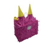 3D Pink Princess Castle Pinata,Princess Khoibag for Birthday Party, Princess Themed Birthday Decorations,Party Decorations and Favors for Girls Party Decoration,Princess Castle Paper Pinata