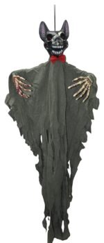 Halloween Hanging Ghost, Hanging Ghost Decoration Props,Hanging Ghost Witch, Horror Electric Luminous Ghost Sound Control for Halloween Party Scary Props