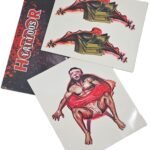 MPS My Party Suppliers Halloween 3D Tattoo, Tattoo for Costume Party, Halloween Makeup, Zombie Vampire Make Up, Temporary Tattoos, Fake Scary Tattoos, Halloween Scars and Wounds, Horror Tattoo