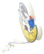 Astronaut on Moon t Outer Space Theme Pinata,Pull String Pinata Outer Space Khoi Bag/Outer Space Theme Decoration, Space Pinata, Space khoi Bag - Image 2