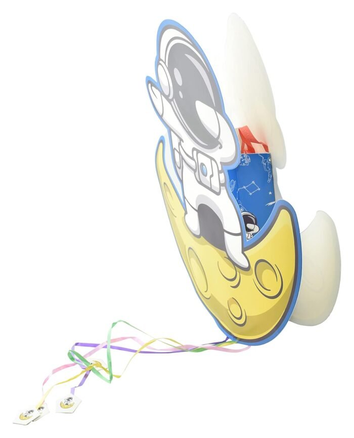 Astronaut on Moon t Outer Space Theme Pinata,Pull String Pinata Outer Space Khoi Bag/Outer Space Theme Decoration, Space Pinata, Space khoi Bag - Image 2