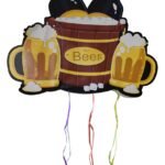 Beer Bottle Pinata Birthday Pinata/Champagne Bottle Pull String Pinata For Birthday Party/Cheers Pinata/Birthday Goodies Bag/Pull String Bag/Adult Party Surprise Bag