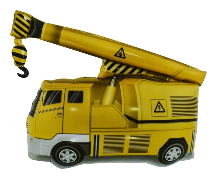 Cartoon Construction Car Crane Truck Foil Balloon Tractor Kids Boys Gifts Birthday Baby Shower Party Decorations suppliers (Crane Truck) - Image 1