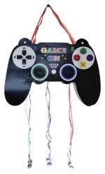 Game On Birthday Pinata/Happy Birthday Print Pull String Pinata For Birthday Party/Party Pinata/Birthday Goodies Bag/Pull String Bag/Pull String Birthday Pinata, Video Game Pinata - Image 2