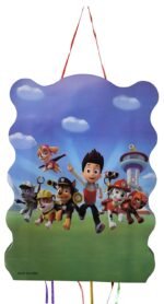 Cartoon folding pinata, Dog Pinata, Theme party game decoration/Party Pinata/Goodies Bag for Birthday/Pull String pinata, Pull String Bag for Birthday PArty - Image 2