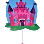 Princess Castle Theme Pinata , Pull String Pinata for Birthday / Princess Castle Khoi Bag / Princess Theme Decoration