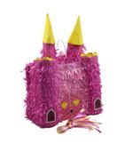 3D Pink Princess Castle Pinata,Princess Khoibag for Birthday Party, Princess Themed Birthday Decorations,Party Decorations and Favors for Girls Party Decoration,Princess Castle Paper Pinata - Image 2