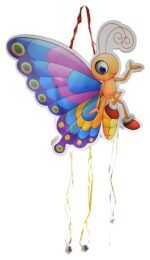 Butterfly Theme Pinata, Pull String Pinata for Birthday/Butterfly Khoi Bag/Butterfly Pinata Theme Decoration/Jungle theem Decoration,Animal Pinata - Image 3