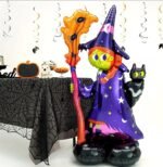 Witch Halloween Balloon,Halloween Balloon, Halloween Witch Balloon Decor, Halloween Decorations, Halloween Party Balloons, Halloween Photo Props Backdrop - Image 2