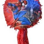 Cartoon folding pinata baby shower party game supplies Superhero theme party game decoration 49 * 27cm party supplies/Party Pinata/Goodies Bag for Birthday