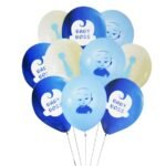 Jagmag® Pack of 10 Birthday Boss Baby Decorations Blue Balloon, Baby Boss Balloons, Boss Baby Balloon,For Boss Baby Theme Kids Party Prince Kids Helium Balloon