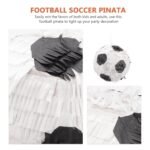 3D Soccer Ball Pinata, Football Khoibag for Sports Themed Birthday Decorations, Football Party Decorations and Favors for Boys-Great 3D Hanging Decoration, Football Pinata, Soccer Khoi Bag - Image 3