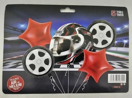 1Set Motorcycle Helmet Balloon Wheel Tire Racing Balloons Birthday Decor Boys Race Car Dirt Bike Hot Wheel Party Supplies