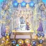 MPS MY PARTY SUPPLIERS® 29pcs frozen birthday decor kit for home, party hall decoration, balloons for girls birthday, princess theme birth day decoration (frozen)