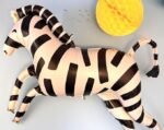 MPS MY PARTY SUPPLIERS® 1pc 36inch Zebra foil balloon for kids, Jungle safari theme decorations, Cute animal foil balloons Jungle animal safari balloons, Zebra balloon - Image 4