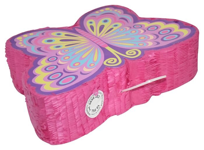 Butterfly Theme Pinata, Pull String Pinata for Birthday/Butterfly Khoi Bag/Butterfly Pinata Theme Decoration - Image 2