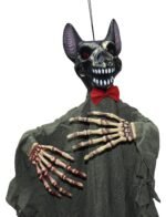 Halloween Hanging Ghost, Hanging Ghost Decoration Props,Hanging Ghost Witch, Horror Electric Luminous Ghost Sound Control for Halloween Party Scary Props - Image 3