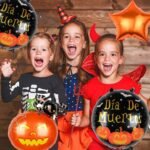 Halloween Balloons Decorations | Jack o Lantern Pumpkin Spider Balloon Decor in Orange & Black | Perfect Supplies for Kids Happy Halloween Party | Mylar Foil Helium Balloons Set | Halloween Decoration - Image 5