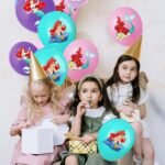 Mermaid balloons, 10 pieces mermaid balloon set, mermaid balloon decoration, mermaid balloons girls children's birthday, mermaid birthday decoration for girls birthday party - Image 3