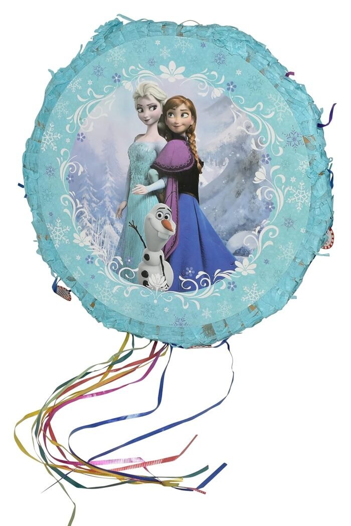 Frozen Princess Theme Khoi Bag/Birthday Goodies Bag/Pull String Bag/Pull String Birthday Pinata/Princess Khoi Bag Multicolor - Image 1