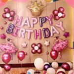 42Pcs Princess-themed party supplies, Princess Balloon Kit, Princess theme balloon,Balloon Kit All In One for Girls, DIY Balloon Kit