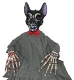 Halloween Hanging Ghost, Hanging Ghost Decoration Props,Hanging Ghost Witch, Horror Electric Luminous Ghost Sound Control for Halloween Party Scary Props - Image 2