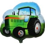 Construction Road Roller Birthday Balloons for Party Decoration/Transport Theme Birthday Decoration/SchoolBus with Fire Truck Round Foil Balloon,Police car balllon round foil balloon
