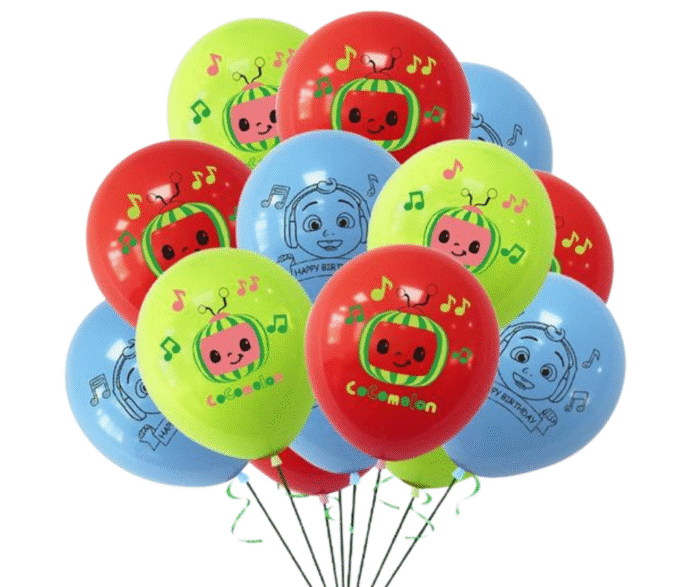 MPS MY PARTY SUPPLIERS® 10pcs Cartoon latex Balloons for Kids Foil Balloons with Cute Characters Balloons for Cartoon Theme Birthday Decoration Supplies (set of 10) - Image 1