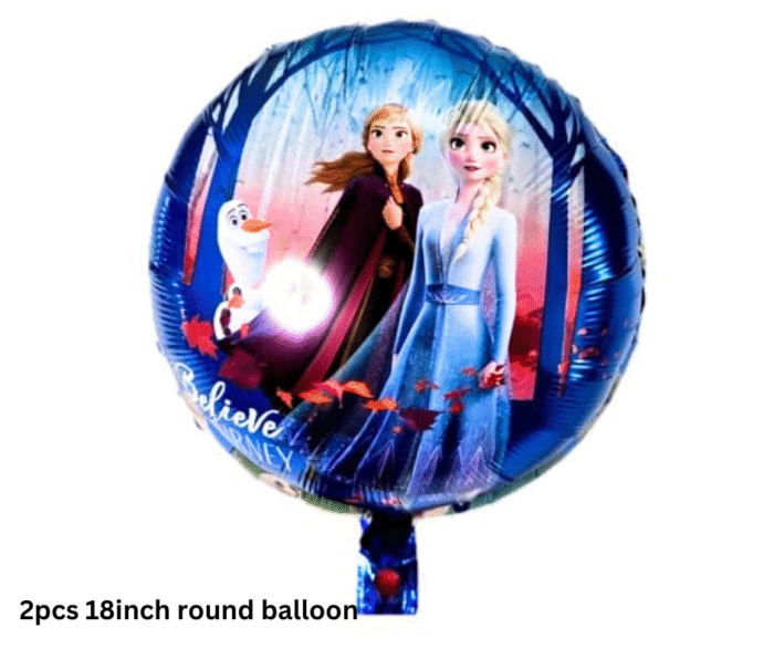 MPS My Party Suppliers Set of 5 Frozen Theme Foil Balloon for Birthday Decoration, princess Theme Party, Frozen Princess Gift Ideas for Girls, Cartoon Foil Balloon, Gift Item, Elsa Anna balloons - Image 6