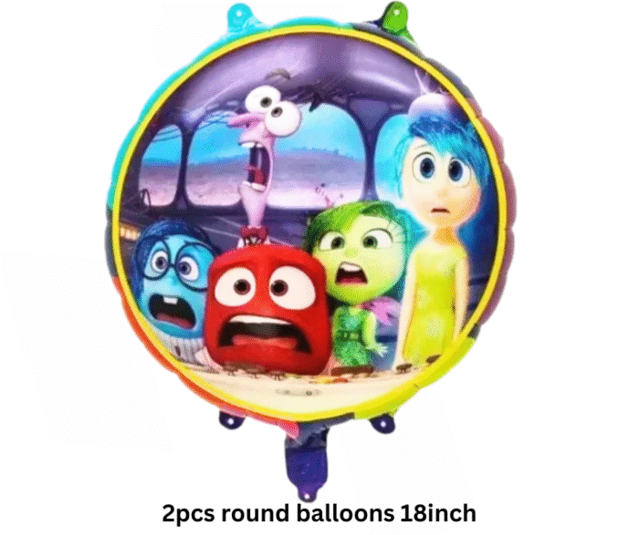 MPS My Party Suppliers Set of 5 blue animation sad girl Foil Balloon, animation Theme Party, Balloons kids Party Decoration, Cartoon Foil Balloon, blue star balloons, animation foil balloon decoration - Image 3