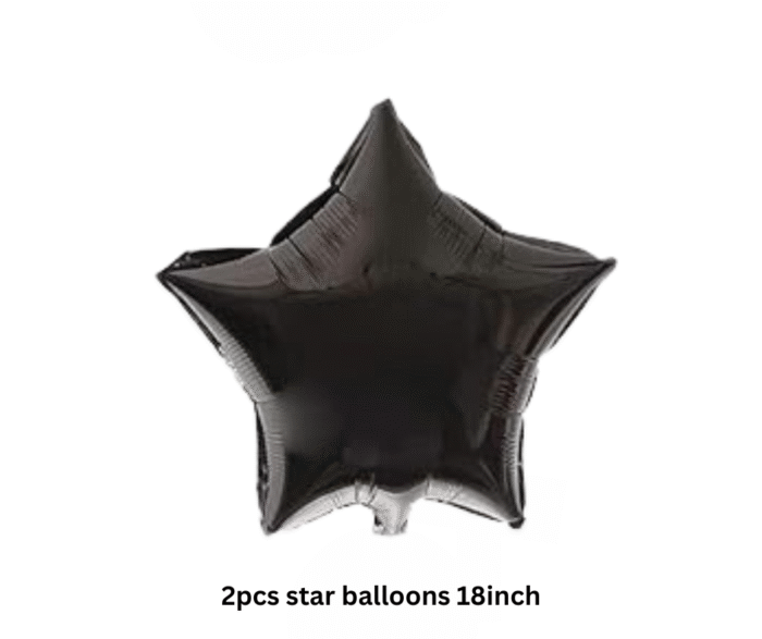 MPS My Party Suppliers Set of 5 Skibidi theme Foil Balloon, Superhero Theme Party, Balloons for kids Party Decoration, Cartoon Foil Balloon, black star balloons, superhero round balloons - Image 6