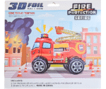 MPS My Party Suppliers 1pc 24 * 18.5 * 15.4inch Self standing Fire truck Engine foil balloon, truck theme, construction vehicle theme. fire truck balloon, red foil balloon, construction balloon ideas - Image 5