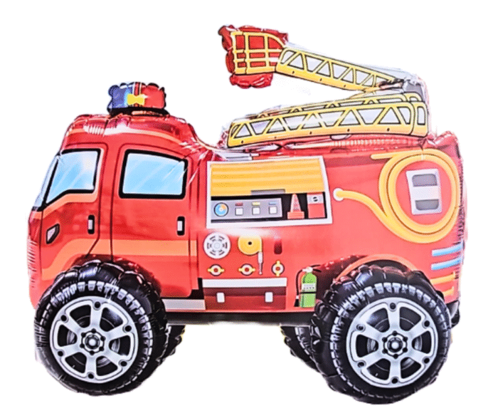 Candle Holder - 2024-11-19T111833.881 MPS My Party Suppliers 1pc 24 * 18.5 * 15.4inch Self standing Fire truck Engine foil balloon, truck theme, construction vehicle theme. fire truck balloon, red foil balloon, construction balloon ideas - Image 1