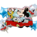 Mickey and Goofy in Car Balloon,Mickey mouse birthday decoration foil balloons combo set for balloon bouquets Birthday party Theme party for boys and girls