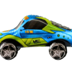 MPS MY PARTY SUPPLIERS® 1pc 33.6 * 18.5 * 14.2inch Self standing 3D Car foil balloon, truck theme, transport vehicle theme. blue car balloon, blue balloon, foil balloons decoration, car foil balloon