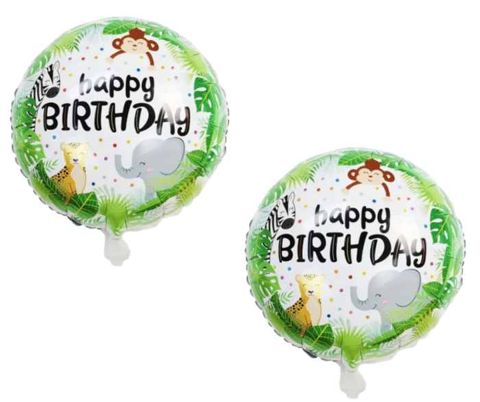 MPS MY PARTY SUPPLIERS® Set of 5 Shark Foil Balloons, Shark Theme Birthday Decoration For Kids, Under The Sea theme, Green star balloons, water animals balloons, fish balloon for kids - Image 6