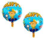 MPS MY PARTY SUPPLIERS® Set of 5 Cartoon Character Foil Balloon Kids Party Cartoon Theme Birthday Decoration ideas Blue Star Foil Balloon - Image 6