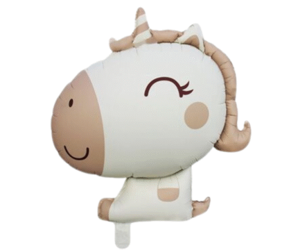 MPS MY PARTY SUPPLIERS® 1 Pc, 65 * 78.5cm Unicorn Balloon for Decoration, Unicorn Theme Party, Multicolor Balloons for kids Party Decoration, Cartoon Foil Balloon, animal theme