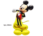 4D Self Standing 118cm Cartoon Balloons, Mickey Mouse Theme Foil Balloons for Boys & Girls Birthday Supplies Decorations, Minnie Mickey Theme Birthday, Party Decorations - Image 3