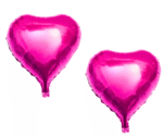 MPS MY PARTY SUPPLIERS® Set of 5 Princess crown foil balloons, Princess themed party decoration, Pink heart foil balloons, star balloon, balloons girls party (pink crown) - Image 2