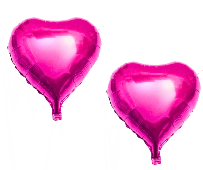 MPS MY PARTY SUPPLIERS® Set of 5 Princess crown foil balloons, Princess themed party decoration, Pink heart foil balloons, star balloon, balloons girls party (pink crown) - Image 2