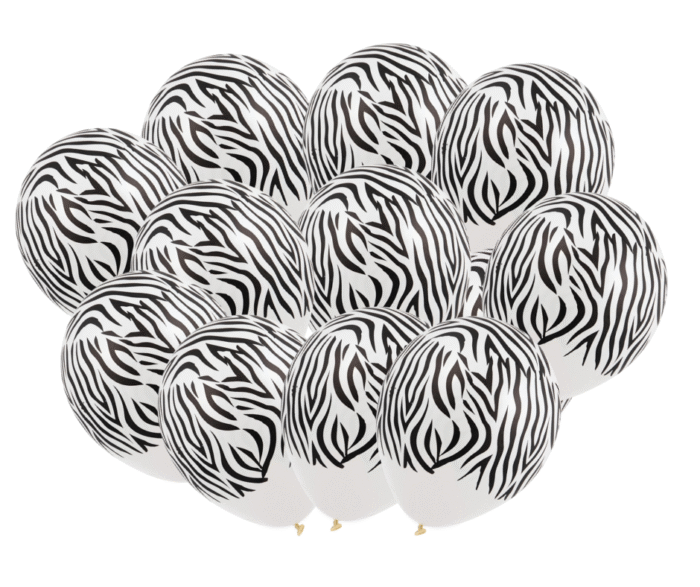Candle Holder - 2025-03-05T164828.408 MPS MY PARTY SUPPLIERS® Set of 20 Jungle Safari Animal Pattern Print Latex Balloons 12inch Tiger Stripes Lion Cow Dog Wild Animals Print Balloons for Jungle Theme Birthday Decorations (black stripes) - Image 1