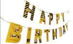 MPS MY PARTY SUPPLIERS® Construction Birthday Party Supplies Construction Birthday Banner Boys and girls,Construction Birthday Party Supplies Banner,Under Construction Kids Party Theme - Image 3