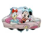 MPS My Party Suppliers Beautiful Combo Set of 5 Minnie Mouse and Daisy Duck in Car Foil Balloons for birthday decoration, Baby Shower, Events Decoration. Minnie Mouse foil balloon. Car balloon. - Image 9