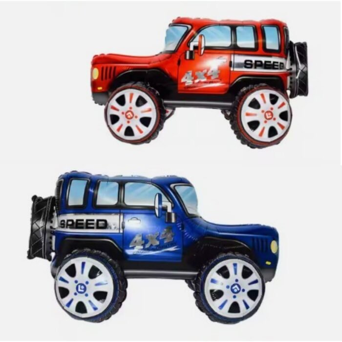 MPS My Party Suppliers Cars Foil Balloon, SUV Car Balloons for kids Party Decoration, Car Shape Foil Balloon, Car, Transportation Theme, Baby shower decor, photo props - Image 1