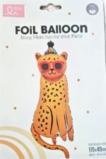 MPS MY PARTY SUPPLIERS® 1pc 119*49cm Leopard foil balloon, Animal Leopard Balloons, safari animals foil balloon, Jungle theme birthday decoration, Wild animal Cheetah Birthday Party Decoration Balloon - Image 3