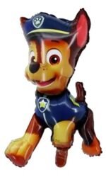 MPS MY PARTY SUPPLIERS® Set of 5 Cartoon dog foil balloon, cute animal dog balloons, jungle theme birthday decoration, animal theme, star balloons - Image 2